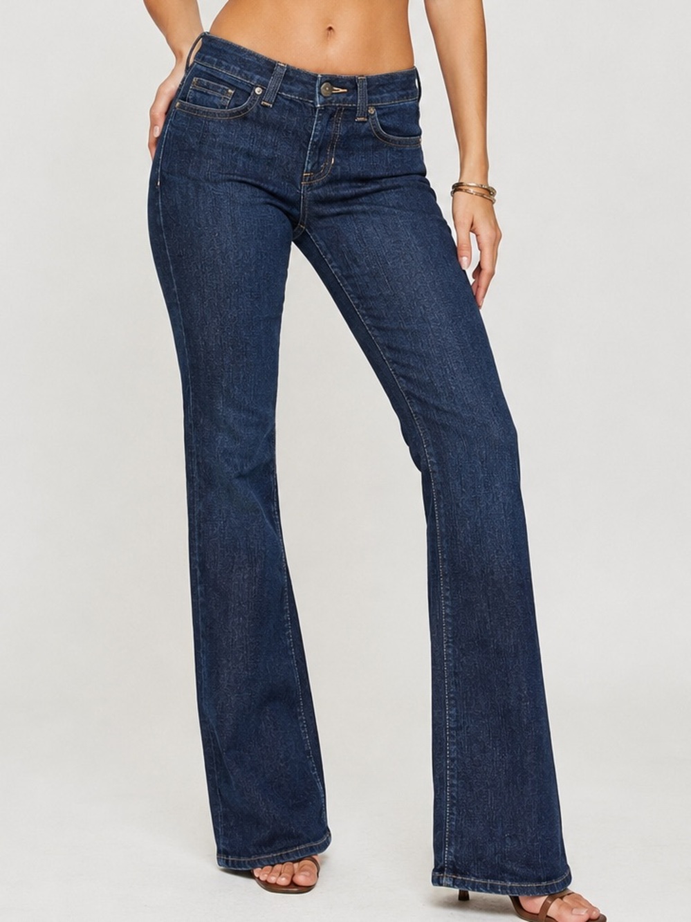 Vtg GUESS Jeans Daredevil Bootcut Jeans Women’s 29 Dark Wash Y2K Stretch